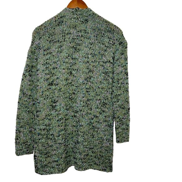 Speckled Granola Nature Chunky Whimsigoth Grandma Knit Cardigan Forest Fairy XS - Picture 3 of 9